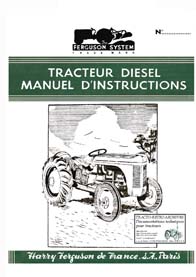 Revue Technique Manuel Notice Dentretien Tracteur Ferguson